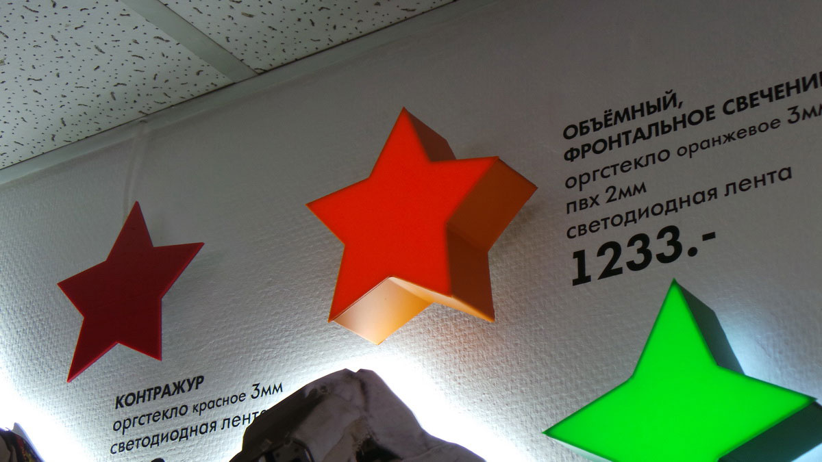 объемные буквы  в Кирове