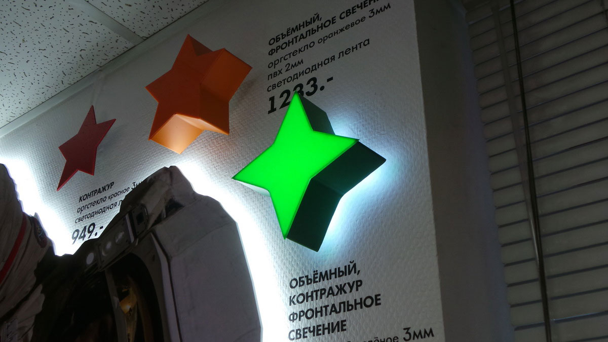объемные буквы  в Кирове